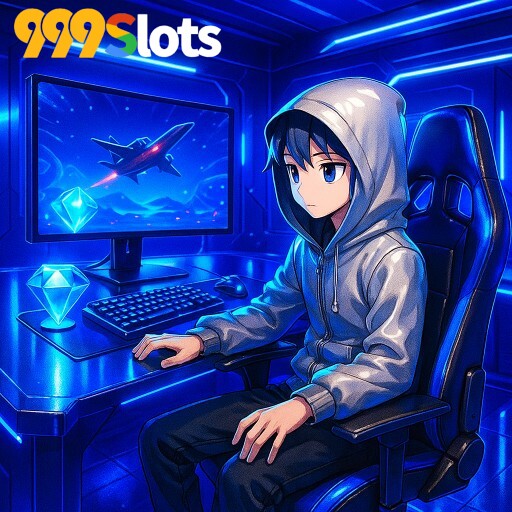 Imagem promocional da 999SLOTS mostrando a plataforma e suas vantagens