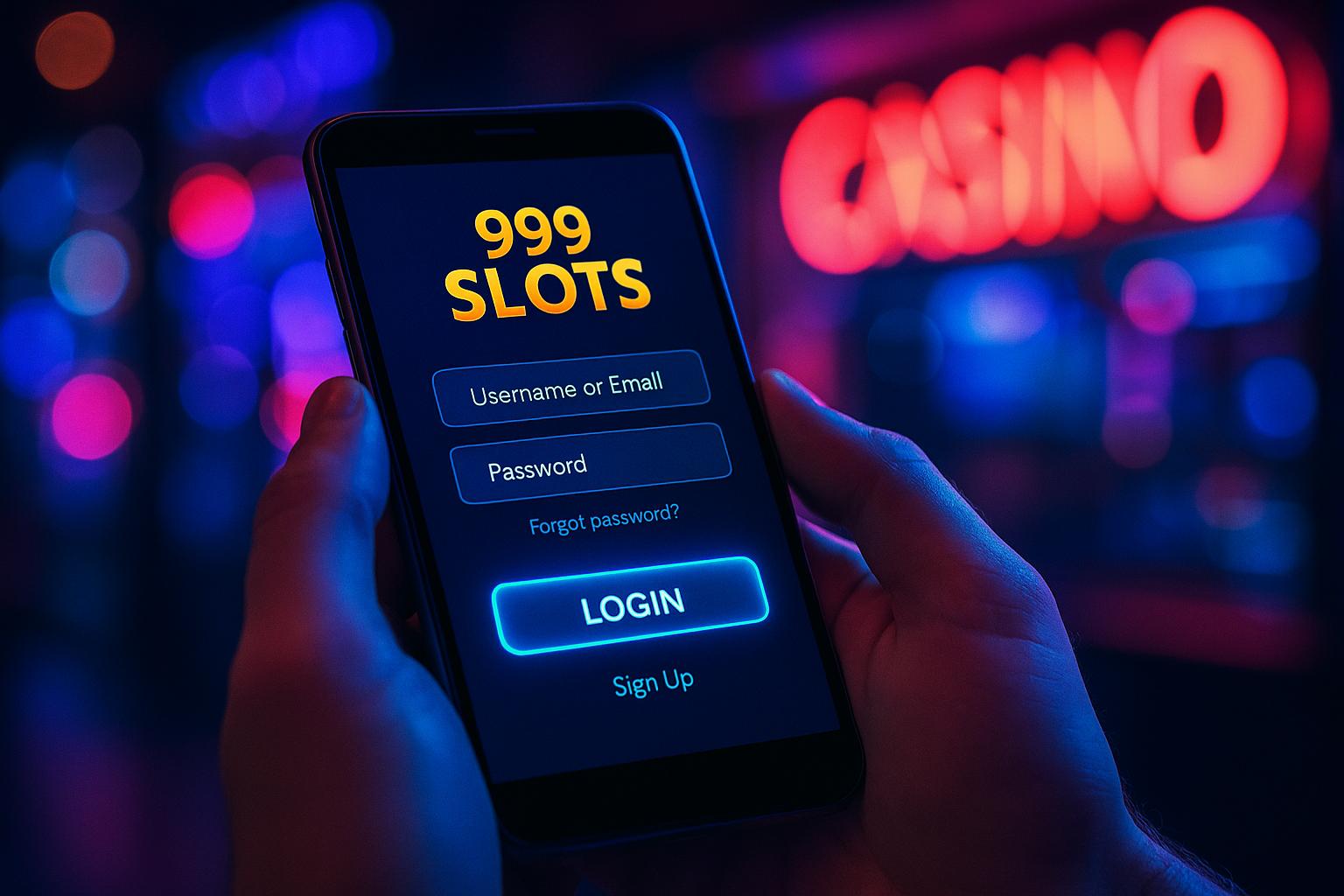 Login no Cassino 999SLOTS