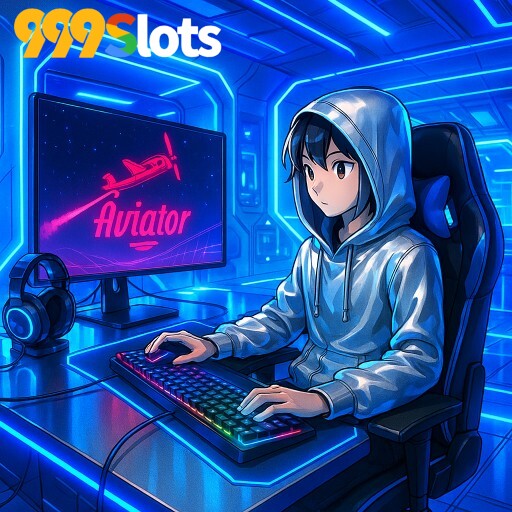 Imagem promocional da 999SLOTS mostrando a plataforma e suas vantagens