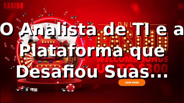 O Analista de TI e a Plataforma que Desafiou Suas Crenças: Uma História no 999slots 🎰